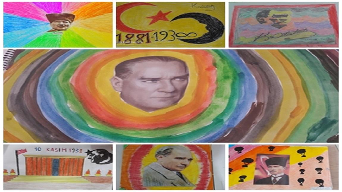 Ogrencilerimizin 10 Kasim A Ozel Ataturk Konulu Resim Calismalari Asikpasa Ortaokulu