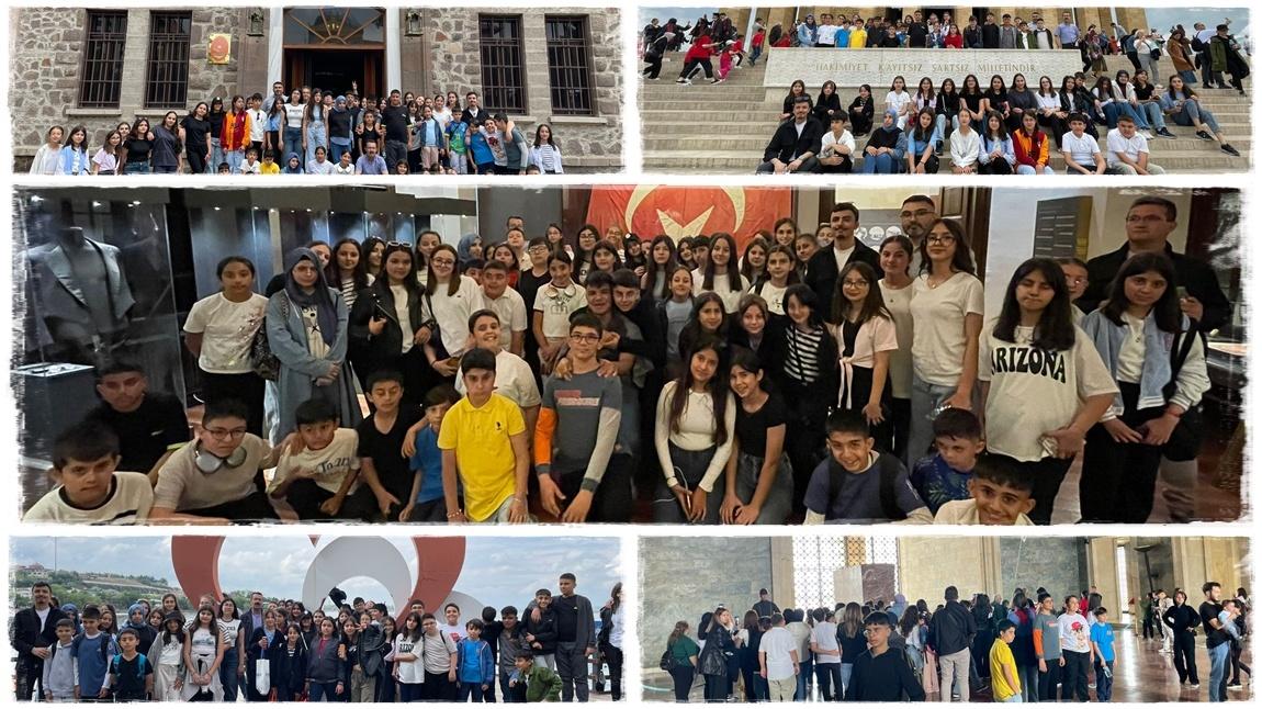 OKULUMUZUN ÖĞRENCİLERİYLE ANKARA GEZİSİ DÜZENLENDİ