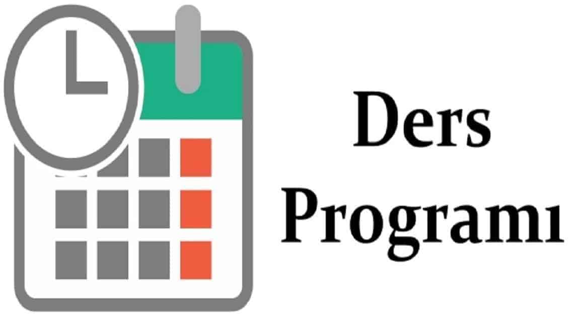 2025-2026 EĞİTİM ÖĞRETİM YILI SINIFLARIN DERS PROGRAMI